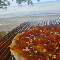 Pizza Marinara at Pachamama Indah in Kota Sabang