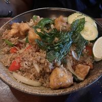 Basil Fried Rice with tofuu  at The Dara in Baltimore