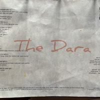 Menu  at The Dara in Baltimore