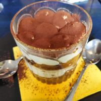 Tiramisu at Meow Pizzeria Verde in Innsbruck