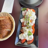 Burrata  at Meow Pizzeria Verde in Innsbruck