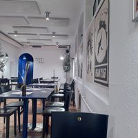 Interior at Meow Pizzeria Verde in Innsbruck