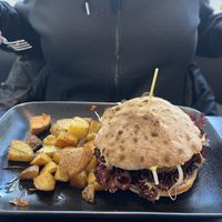 Mother Clucker Burger - excellent   at Meow Pizzeria Verde in Innsbruck