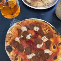 Redhotchilipesto without pestoo  at Meow Pizzeria Verde in Innsbruck