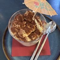 Tiramisu  at Meow Pizzeria Verde in Innsbruck