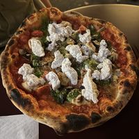 Megs parmigiana pizza  at Meow Pizzeria Verde in Innsbruck
