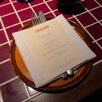 Vegan Christmas dinner menu at Decimo in London