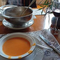 Crema de calabaza at Restaurante As Maceiras in Ourense