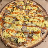 Tofu pizza, very good  at Gorilla Kitchen - K'Road in Auckland