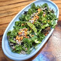 Acorn jelly salad (small portion) at Manisan Sanchae 마니산산채 in Incheon