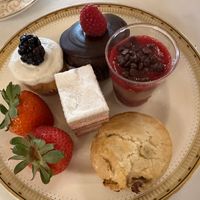 Vegan scone and desserts   at The St Regis DC - Afternoon Tea in Washington