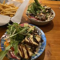 Yogi bowl and fries!   at South G Kitchen in Arcata