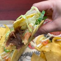 Refried Beans Taco  at Tijuana Flats in Mobile