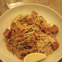 Pad Thai (be sure to order vegan) at Kapow Thai Street Food in Wilmington