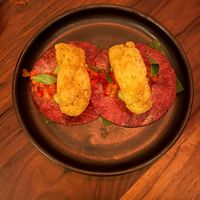 Cauliflower Frita starter at Nomade in Austin