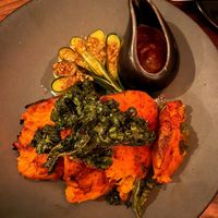 Camote Asado entree at Nomade in Austin