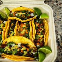 A. Little sample of everything   at Fredo's Vegan Tacos in Tamarindo