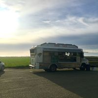 Parking by the Thistle Hut  at Fredo's Vegan Tacos in Tamarindo