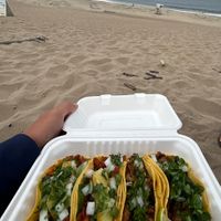 Nothing better than tacos at the beach    at Fredo's Vegan Tacos in Tamarindo