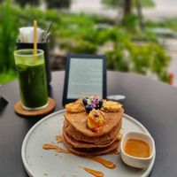 Pb pancakes. at Plantiful  in Bangkok