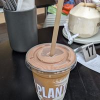 Chocolate protein shake at Plantiful  in Bangkok