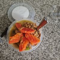 Note added my own papaya and pb at Plantiful  in Bangkok