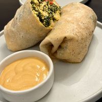 Tofu scrambled wrapp  at Plantiful  in Bangkok