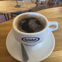 Coffee  at 2 Okna Cafe in Krakow