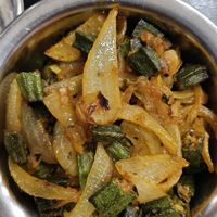 Bhindi Masala (Vegan) at Red Chilli in Bratislava