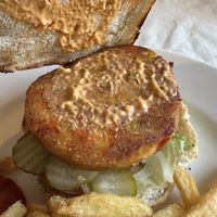 Veganer Gemüsepatty  at Gasthaus Bäreck in Unken