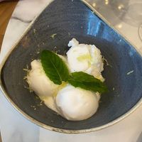 Lemon sorbet  at Artezzan  in Chester