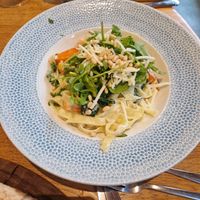 Tagliatelle in a creamy sauce! at Artezzan  in Chester