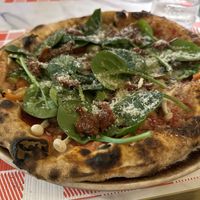 Pizza veggie with vegan cheesee  at Encantus  in Quarteira