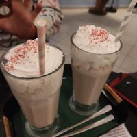 Strawberry Milkshake (Vegan) at Mačkafé in Bratislava