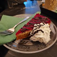 Vegan Cheesecake at Mačkafé in Bratislava