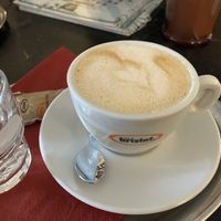 Oatmilk Cappuccino   at Mačkafé in Bratislava