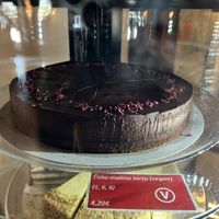 Vegan cake   at Mačkafé in Bratislava