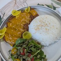 Chickn katsu at Replika in Dubai