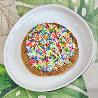 Birthday cake cookie at Replika in Dubai