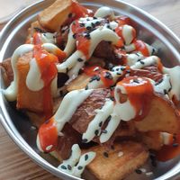 Patatas bravas at Black Mamba in Dundee
