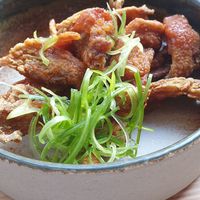 Crispy mushrooms at Black Mamba in Dundee