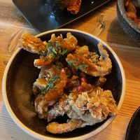 Cripsy Mongolian Oyster Mushrooms  at Black Mamba in Dundee