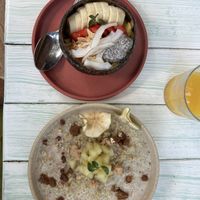 Overnight oats  at Fresco's Tulum in Tulum