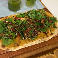 Flat bread  at Fresco's Tulum in Tulum