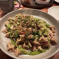 Mushroom pasta  at Watershed Distillery in Columbus