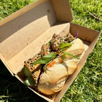 Vegan banh mi   at Lynch's Hub in Newcastle
