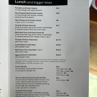 Menu as of July 2024   at Lynch's Hub in Newcastle
