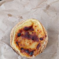 Portuguese tart at Lynch's Hub in Newcastle