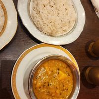 Dahl curry with tofu at barefoot curry in Osaka