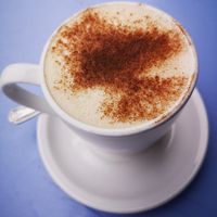 Oat Vegan Chai Latte at Kate's Place in Albany